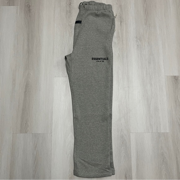 Essentials Heather Gray Hoodie and Joggers - Picture 5 of 5
